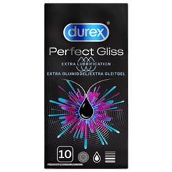 Durex Perfect Gliss Extra Lubrification 10 Pr?servatifs