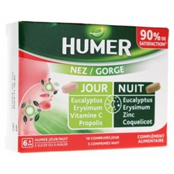 Humer Nez-Gorge 10 Comprim?s Jour + 5 Comprim?s Nuit
