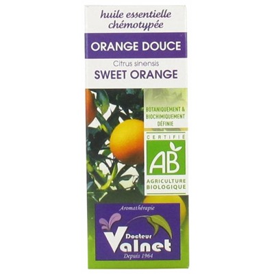 Docteur Valnet Huile Essentielle Orange Douce Bio 10 ml