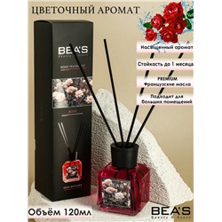 Ароматический диффузор с палочками Beas Rose - Роза 120 ml