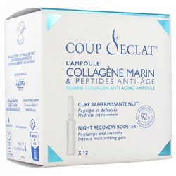Coup d ?clat 12 Ampoules Collag?ne Marin and Peptides Anti-?ge