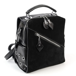 Женский кожаный рюкзак М2091-220 Блек