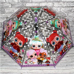 Детский зонт «Куколки» (фиолет)