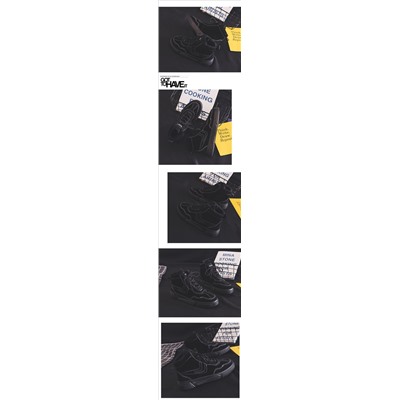 Кроссовки с мехом женские, арт ОБ89, чёрный