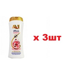 AVE Vitamix Шампунь для сухих и поврежденных волос с пиритионом цинка 400мл 3шт