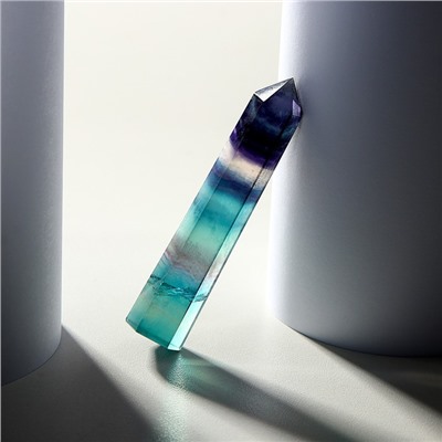 Кристалл из натурального камня «Фиолетовый флюорит», высота: от 7 до 8 см