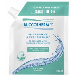 Buccotherm Gel Dentifrice ? l Eau Thermale Gencives Sensibles Bio ?co-Recharge 200 ml