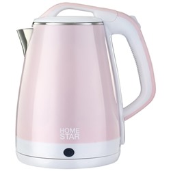 Чайник Homestar HS-1035 (1,8 л) розовый, двойной корпус