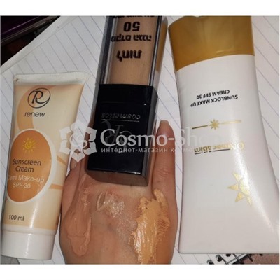 Renew Whitening Sunscreen Cream Demi Make-up SPF 30/ Солнцезащитный тональный крем-антиоксидант SPF-30 100мл