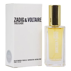 (ОАЭ) Мини-парфюм масло Zadig & Voltaire This Is Her! EDP 30мл