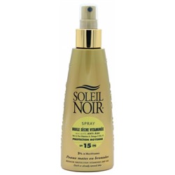 Soleil Noir Huile S?che Vitamin?e SPF15 Spray 150 ml