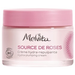Melvita Source de Roses Cr?me Hydra-Repulpante Bio 50 ml