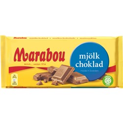 Шведский молочный шоколад Marabou Milk Chocolate 200 гр