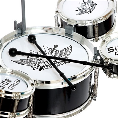 Барабанная установка «Хард-рок», 5 барабанов, 1 тарелка, цвет МИКС