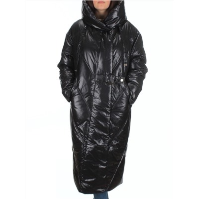 22-203 BLACK Пальто зимнее женское (200 гр. тинсулейт)
