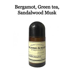 Шариковый дезодорант Zielinski & Rozen Bergamot, Green tea, Sandalwood Musk