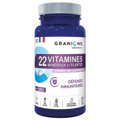 Granions 22 Vitamines Min?raux et Plantes 90 Comprim?s