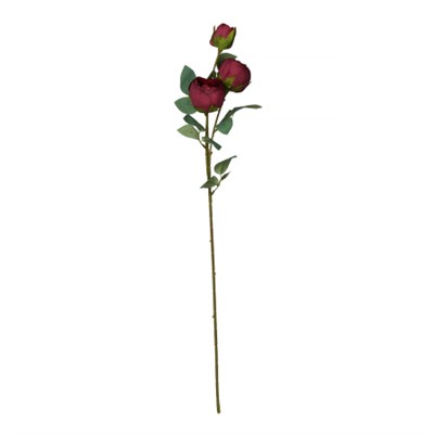 Цветок искусственный Роза кустовая 80 см / CRK-80 /уп 600/