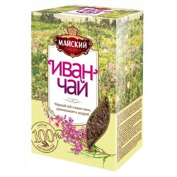 Чай листовой Майский Иван-чай с лимонником и цедрой, 75гр