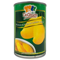 Дольки манго в сиропе DeChoice, Таиланд, 400 мл Акция