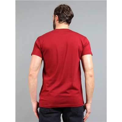 футболка мужская темно-бордовый