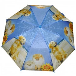 Зонт детский "Собаки и подсолнух"