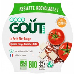 Good Go?t Le Petit Plat Quinoa Rouge Tomates Feta d?s 12 Mois Bio 220 g