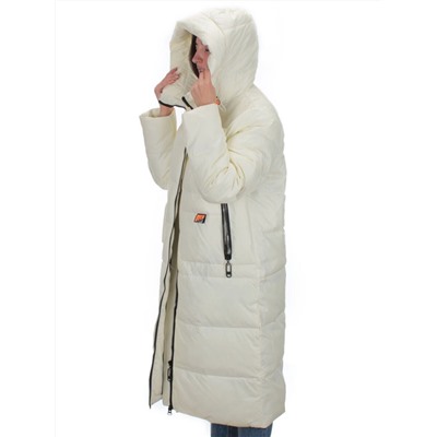 H-2209 WHITE Пальто зимнее женское (200 гр .холлофайбер)