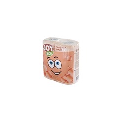 Joy Eco Туалетная бумага Персик 4 рулона 2-х слойная