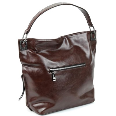 Женская кожаная сумка Cidirro А-2048-2 Кофе