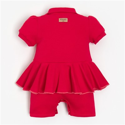 Боди-платье детское MINAKU, цвет фуксия, рост 62-68 см