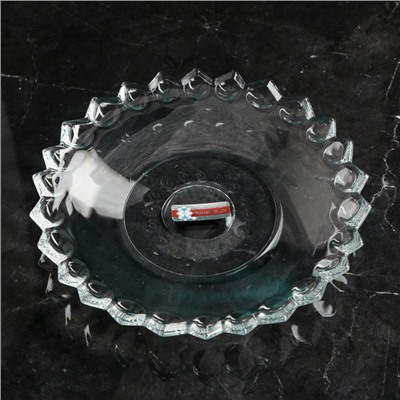 Набор стеклянных тарелок «Ягут», 6 шт, d=18.5 см, Иран