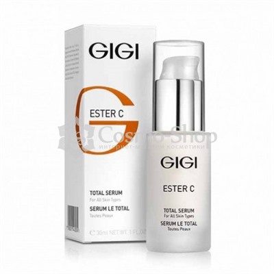 GiGi Ester C Total Serum Vitamin C Serum/ Сыворотка с витамином С и эффектом осветления кожи 30мл