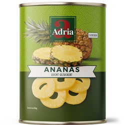 Ананасы консервированные кольцами Adria 565 г