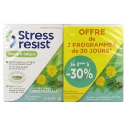 Sanofi Stress Resist Stress and Fatigue Lot de 2 x 30 Comprim?s
