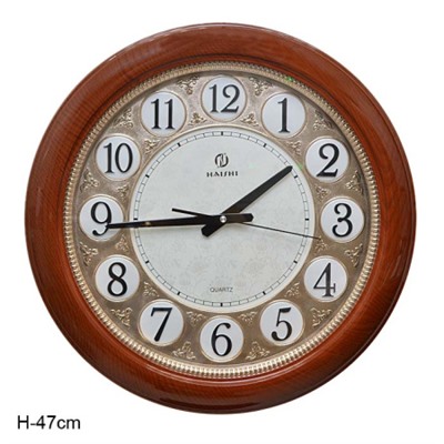 Часы настенные 47 см / 95803S /уп 10/ коричневые