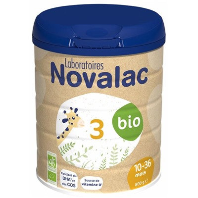 Novalac 3 Bio 10-36 Mois 800 g