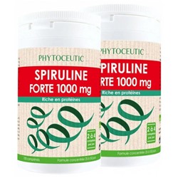 Phytoceutic Spiruline Forte 1000 mg Lot de 2 x 100 Comprim?s