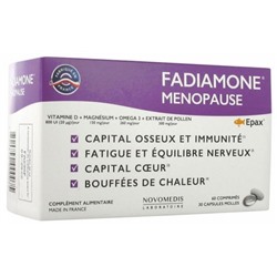 Laboratoire Novomedis Fadiamone M?nopause 60 Comprim?s + 30 Capsules Molles