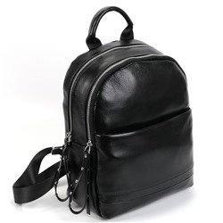 Женский кожаный рюкзак 6610 Блек