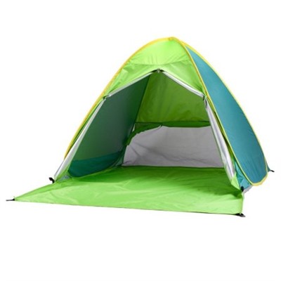 Палатка пляжная самораскрывающаяся с шторками 140х165х115 см /SHPLA-235 /уп 10/190Т