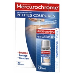 Mercurochrome Pansement Liquide Petites Coupures 3,25 ml