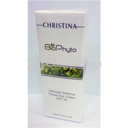Christina BioPhyto UltimateDefense Tinted Day Cream SPF 20/ Дневной крем «Абсолютная защита» с тоном 75мл