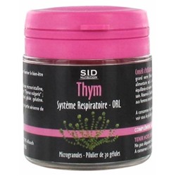 S.I.D Nutrition Syst?me Respiratoire - ORL Thym 30 G?lules