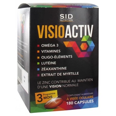 S.I.D Nutrition VisioActiv 180 Capsules