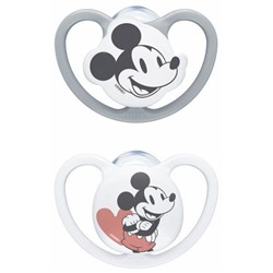 NUK Space Disney Baby 2 Sucettes Silicone 18-36 Mois