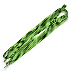 Шнурки "Точки на зеленом"