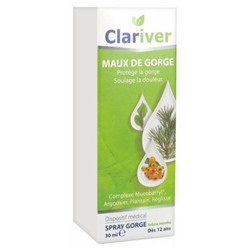 Clariver Maux de Gorge Spray 30 ml