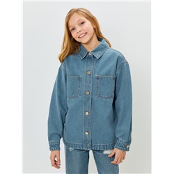 Куртка джинсовая детская для девочек Swup синий