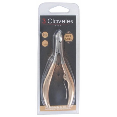 3 Claveles Pince ? Ongles Rose Gold